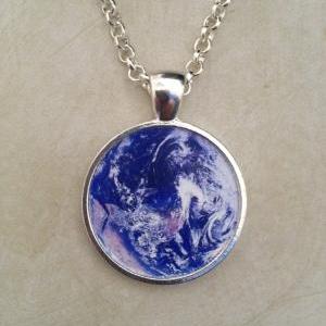 Buy 2 Get 1 3d Planet Earth Glass Dome Pendant..